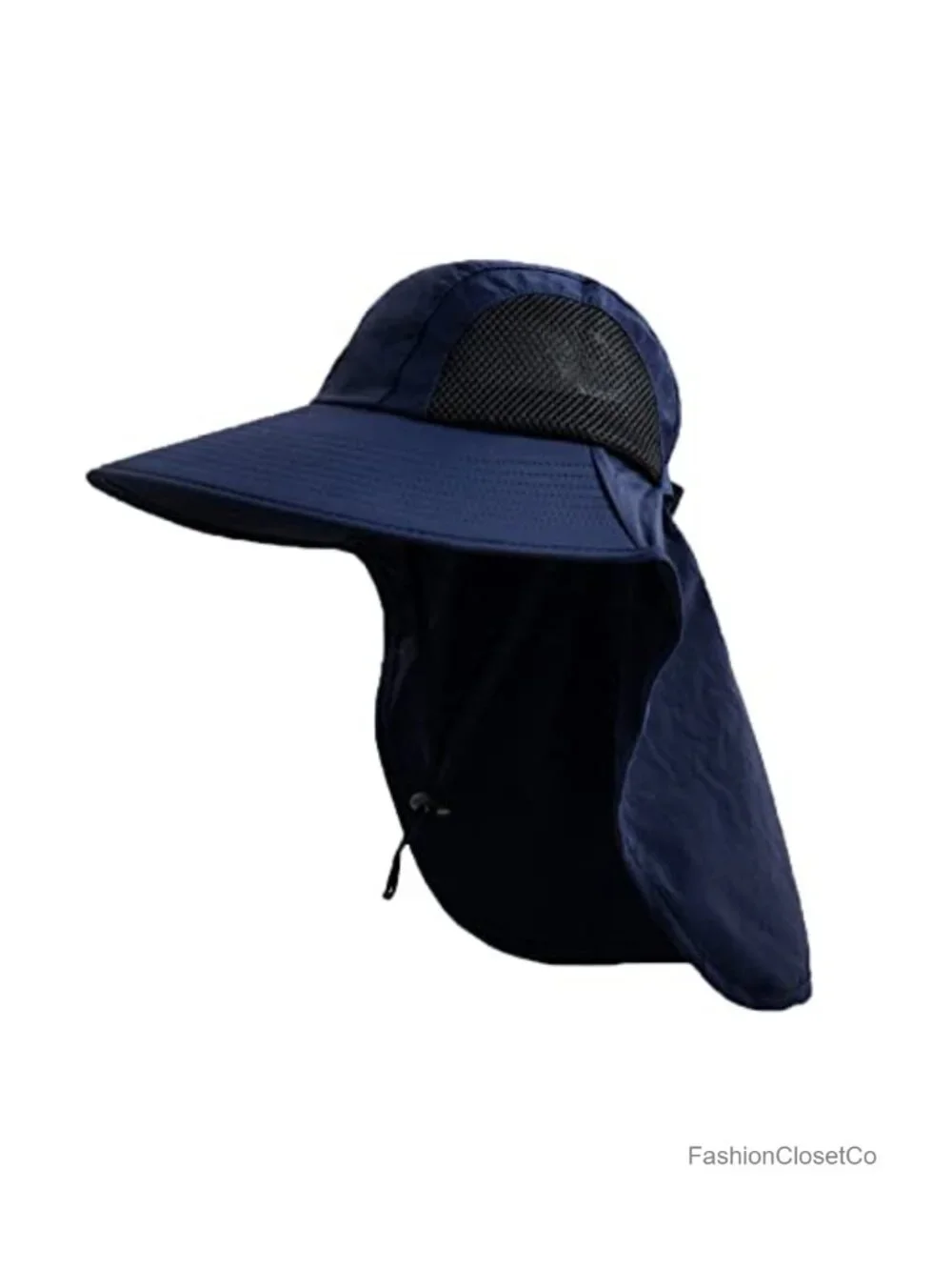 UPF 50+ Sun Hat with Neck Flap, Lightweight Nylon, Outdoor Fishing Hiking